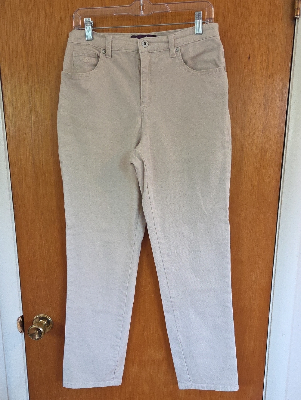 Gloria Vanderbilt Amanda Beige Jeans